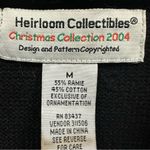 Heirloom Collectibles 2004 Embroidered Sequin Beaded Velvet Accents Cardigan M Black Size M Photo 11