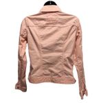 Sonoma Pink Soft Denim Jacket Size XS Pockets Button Up Collar Pockets Photo 3