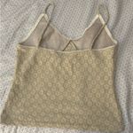 Elegant vintage lace Women's Top Green Size M Photo 3