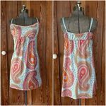 Betsey Johnson Betseyville Vintage Y2K Paisley Bow Detail Slip Dress - Sz XL Photo 1