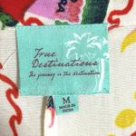 NWT True Destinations Womens Sol Party Italian Summer Romper Size Medium Photo 6