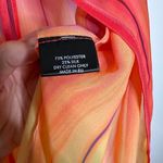 NWT Dolcessa Tie Dye Swim Cover Up Women's Pink Orange Size Small Photo 3