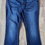 Kan Can dark‎ wash bootcut jeans size XL Blue Photo 0