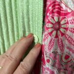 Appleseeds petites size PM reversible jacket paisley to lime green. Quilted Green Photo 6