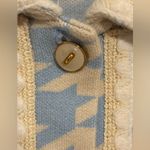 Rachel Zoe Light Blue/Cream Knitwear Sweater Photo 6