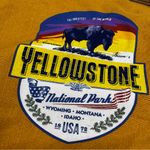 Yellowstone National Park Yellow Canvas Tote Bag Brown Photo 3