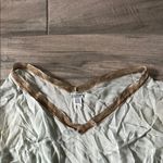 Philosophy di Alberta Ferretti Cream Flutter Sleeve Blouse Tan Size 10 Photo 5