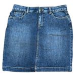 Style & Co Style‎ & Co. Denim Mid Wash Jean Skirt Size 10P Photo 0