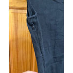 Garnet Hill Women’s  Black Pure Linen Sleeveless Lagenlook Minimalist Dress 10 Photo 3