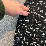 Socialite EUC Nordstrom Black Floral T-Shirt Dress, Size Small Photo 4