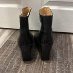 joe's jeans joes black leather high heeled ankle boots (size 8) Photo 3