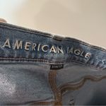 American Eagle Stretch 90's Straight Jean Medium Wash Mid Rise 14LONG Photo 6