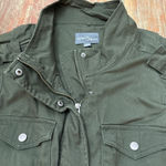 Market & Spruce  Olive Green Utility Jacket 1X Women’s Spring Fall Photo 1