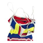 Hot & Delicious  womens medium multi-color striped maxi dress snap button skirt Photo 5