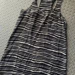 Imaginary voyage stripped tank dress M boho black spring classic resort Size M Photo 1