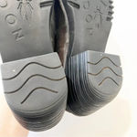 Fly London  Gray Suede Low Boot Size‎ 40 EU Sawtooth Sole Bootie Shoe Slip On 9.5 Photo 6