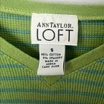 Ann Taylor Vtg 90s Y2K Stripped Thermal Long Sleeve Top Size Small π² Photo 3