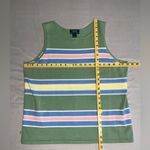 Ralph Lauren Lauren  Pastel Striped Tank Top Sweater Vest Photo 4