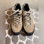 Clarks Tan and Black Sneakers for Women Photo 6