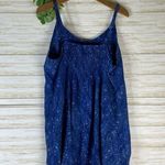 Vintage Vacation Kimberly’s Travels Blue Square Swirl Mini Dress Size XL Photo 4