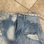 PacSun Women’s Blue Ultra High Rise Vintage Button Fly Denim Cut-Off Shorts 26 Photo 5