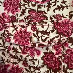 Cowgirl Hardware Floral Pearl Snap Western Shirt Women's L Pink Brown Festival Size L Photo 2