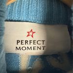 Perfect Moment Blue Star Dust Print Knit Merino Wool Turtleneck Ski Sweater M Size M Photo 12