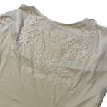 Polo Ralph Lauren Blue Label Ivory Laced Embroidery Dolman Sleeve Top, Sz L Photo 9