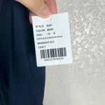 After Six Dessy Gown Size 10 Crepe V-Back Navy Blue Dress Bridesmaid Wedding Photo 6