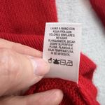 Apostrophe  M Medium Sweater Soft Angora Wool Blend Holiday Christmas Ruffle Red Photo 5