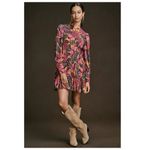 Farm Rio  Fruit Dream Long-Sleeve Mini Dress Size Medium Photo 1