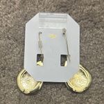 Mia Charro Blue Floral Porcelain Teardrop Earrings Photo 1