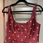 Hutch  Burgundy Red Polka Dot Mini Dress NWT Photo 10