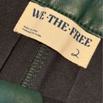 Free People NWT We the Free by  Vegan Pleated Mini Skirt Topiary Green size 2 Photo 4