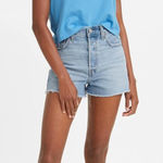 Levi's Levi’s Premium Light‎ Wash Ribcage Shorts Photo 0