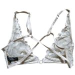 Out From Under URBAN OUTFITTERS White Lace Bralette Bra Criss Cross Strap Medium Photo 1