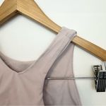 Athleta Crop Top Sports Bra blush pink racer back Small Photo 3
