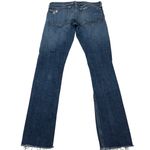 Rag and Bone Jeans Womens 25 Mabel Blue Dre Raw Hem Distressed Slim Photo 3