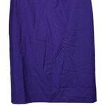 J.Crew  Wool Sleeveless Drape Sheath Dress Key Hole Button Side ZipUp 4P Purple Photo 2