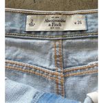 Abercrombie & Fitch ShortsSize 2 W 26 Blue Denim Distressed Frayed Hem Light Wash Photo 14