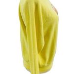 Vintage Creamy Yellow Who0o! Owl Sweatshirt Size M Photo 4