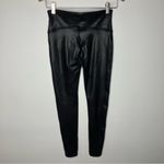 Spanx  black faux leather leggings women’s size medium‎ Shapewear casual punk Photo 5