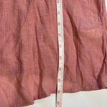 Madison Loose Fit Gauzy‎ 3/4 Sleeve Crochet Floral Pleated Neckline Pink Top S Photo 8