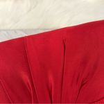 La Regale Vintage  Red Satin Crossbody Tassel Bag Photo 7