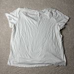 Marine layer Women's  Large Cotton Blend Short Sleeve V Neck Tshirt Basic‎ Photo 4