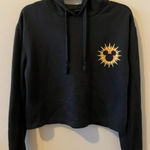 Disney Mickey Mouse Hoodie Crop Sweatshirt Sweatpants Graphic 2 pc Women’s Small Excellent Condition Photo 2