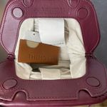 THEMOIRÈ Braided Cabernet Motif Mini Pochette With Removable Shoulder Straps Pink Photo 5