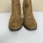 J.Crew  Rory Camel Microsuede Heel Ankle Boots, Size 6.5 Photo 4