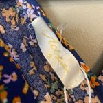 Blue multicolored ruffled layered dress, ace fashions, size small Photo 3