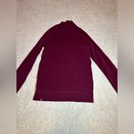 Lululemon Burgundy Quarter Zip Sweater Size 4 Photo 2